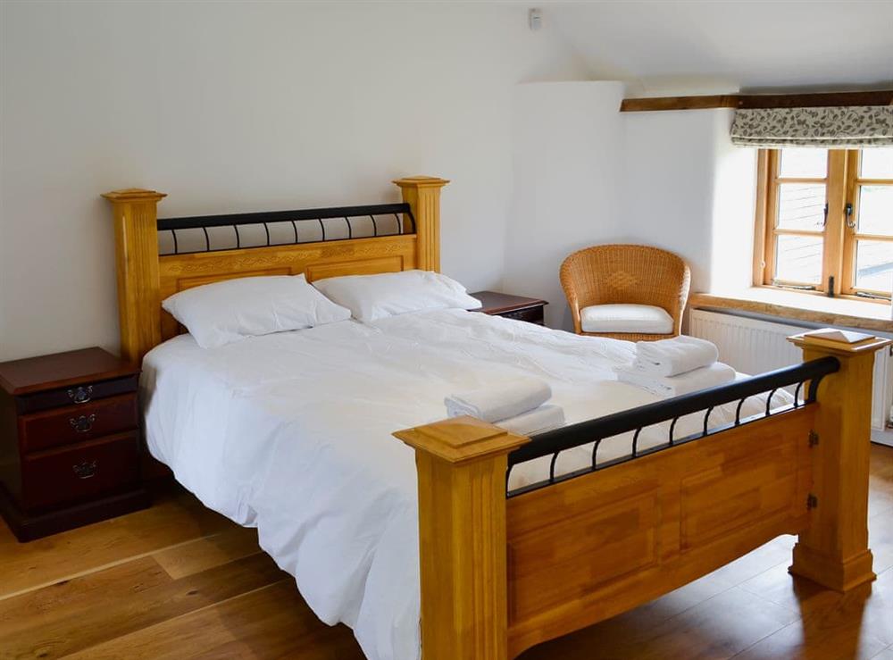 Double bedroom at New Inn Farmhouse in Marnhull, near Shaftesbury, Dorset