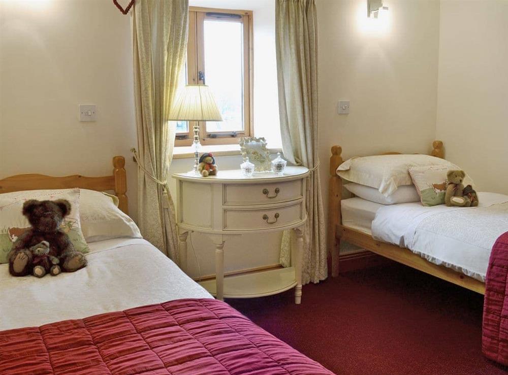 Twin bedroom at Church Cottage, 