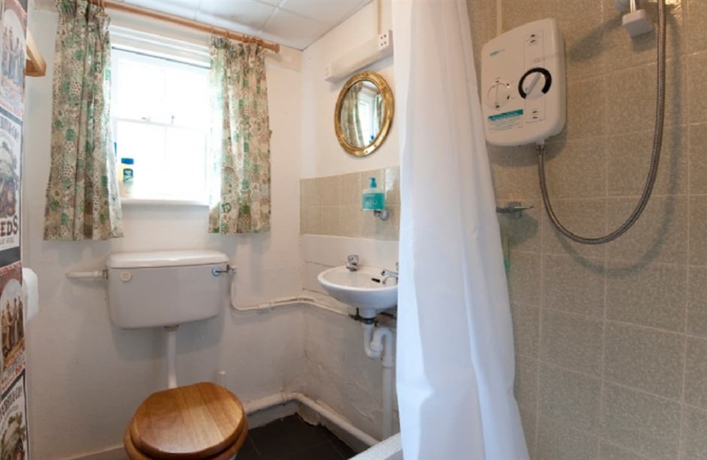 Shower room at New Quay House in Flushing, Cornwall