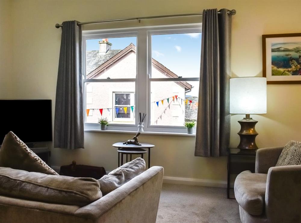 Living area at New Street Apartment in Keswick, Cumbria