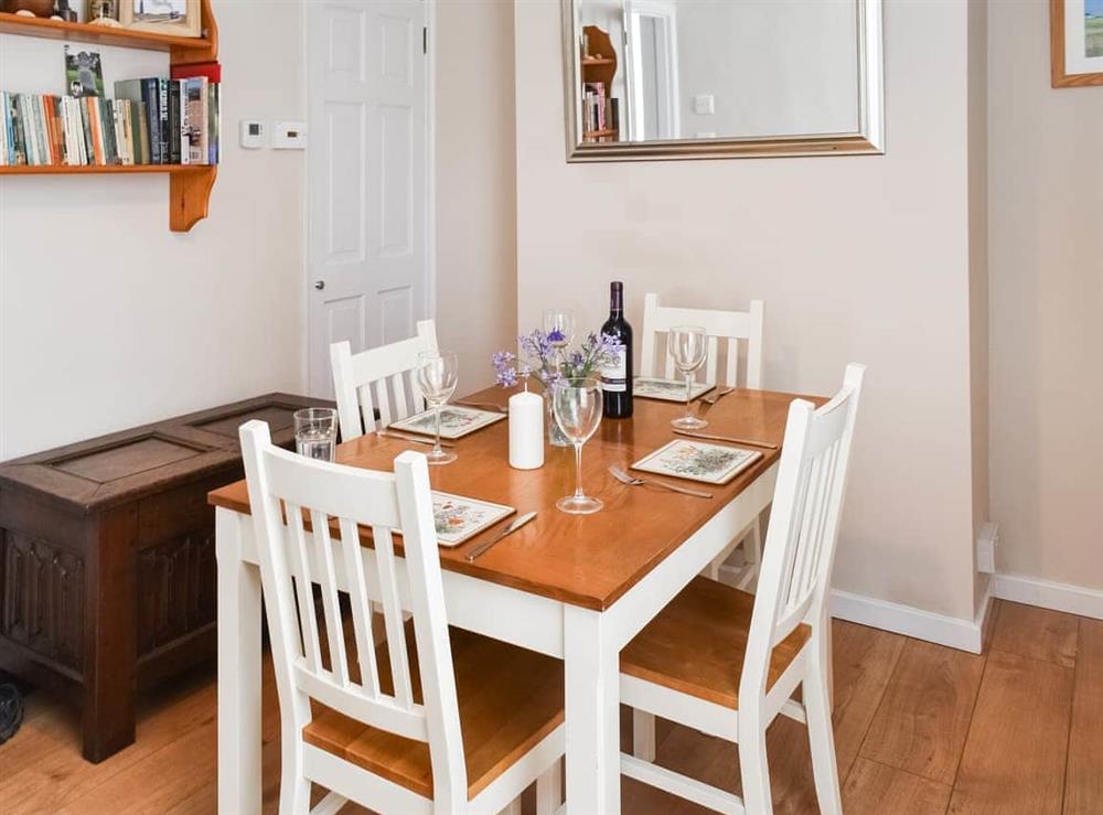 Dining Area at New Street Cottage in Lydd, Romney Marsh, Kent