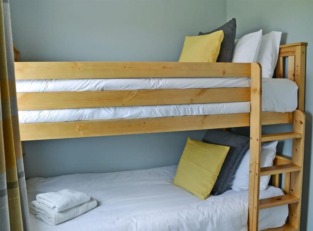 Cosy bunk bedroom at New Trend in Chapel St Leonards, near Skegness, Lincolnshire