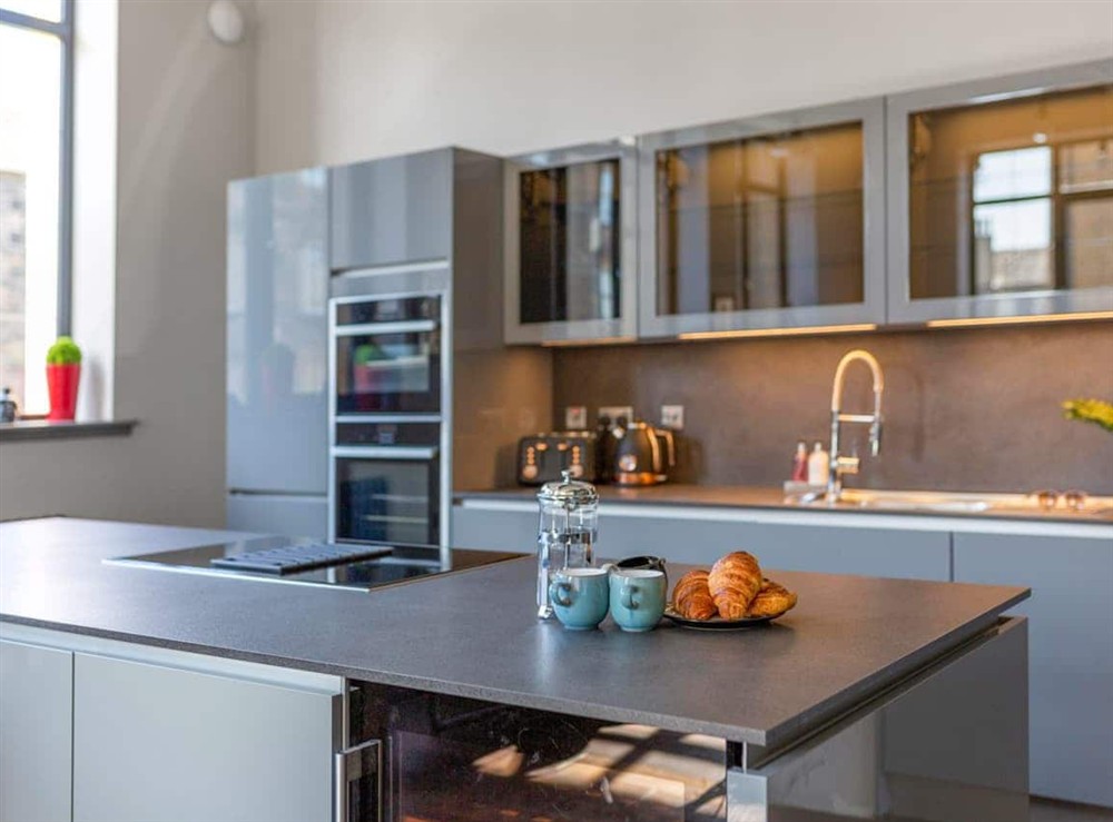 Kitchen at New York Style Loft Apartment in Leith, Midlothian