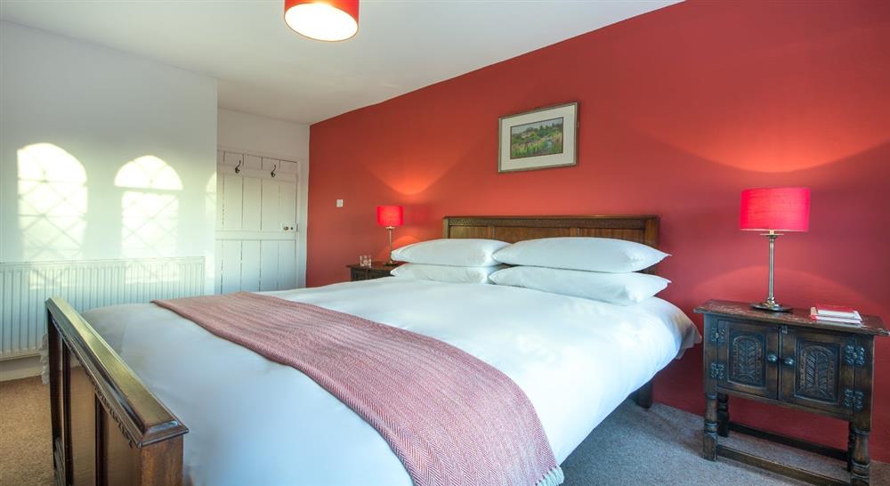 The double bedroom at Newark Lower Lodge in Wotton-under-edge, Gloucestershire