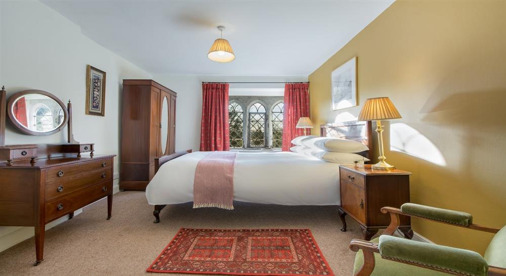 The large double bedroom at Newark Lower Lodge in Wotton-under-edge, Gloucestershire