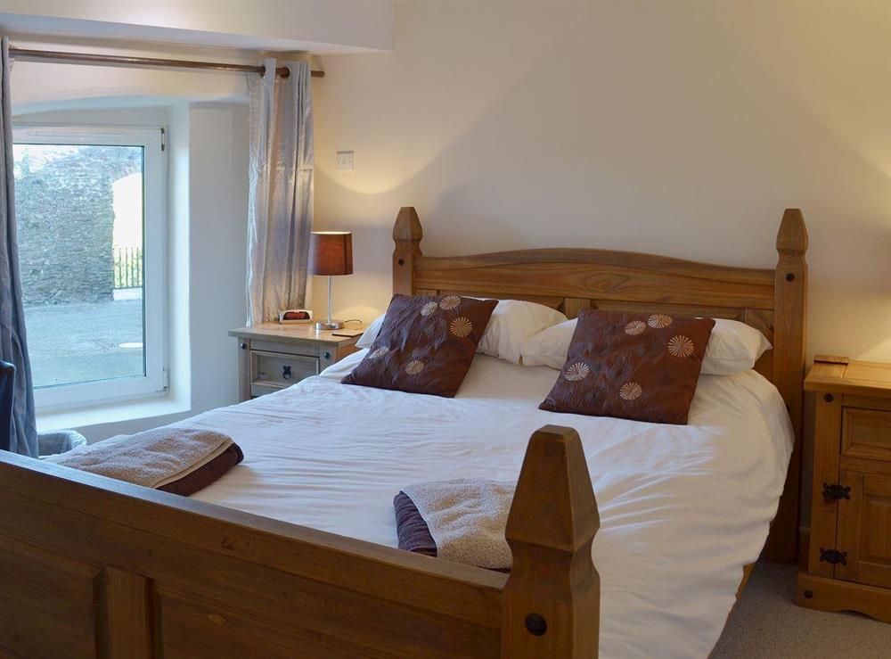 The comfortable and romantic double bedroom at Badgers Holt, 
