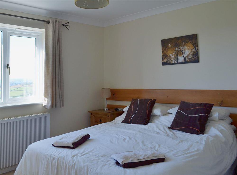 One of the bright and airy double bedrooms at Dartmoor View, 