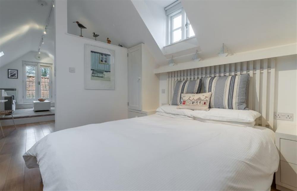 Enjoy a good night’s sleep in this converted boathouse at Newgate Boathouse, Wells-next-the-Sea