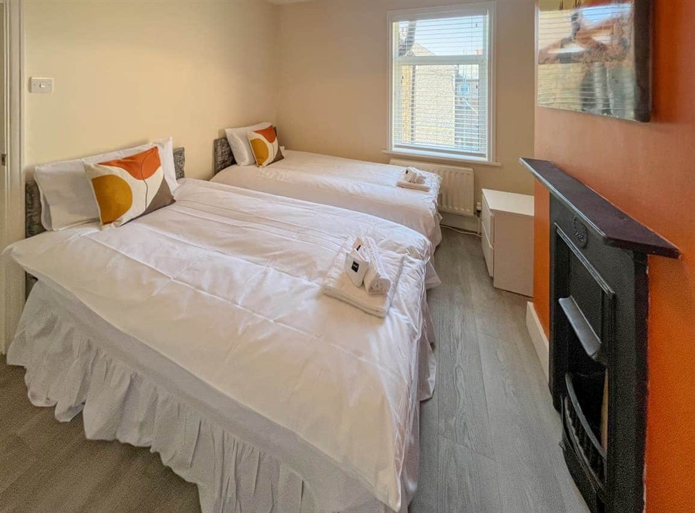 Twin bedroom at Newington House in Ramsgate, Kent