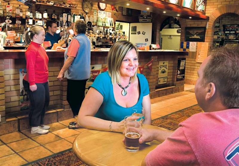 Enjoy a drink in the bar at Newlands Park in , Charmouth