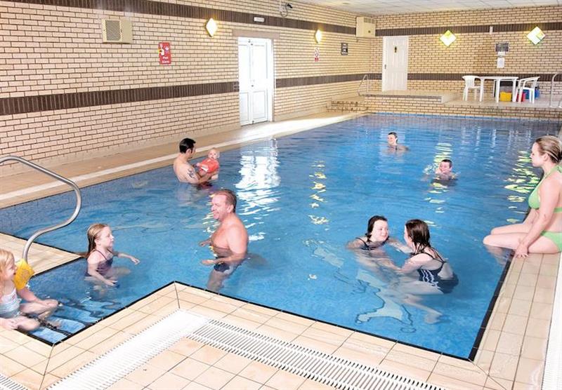 Indoor heated swimming pool at Newlands Park in , Charmouth
