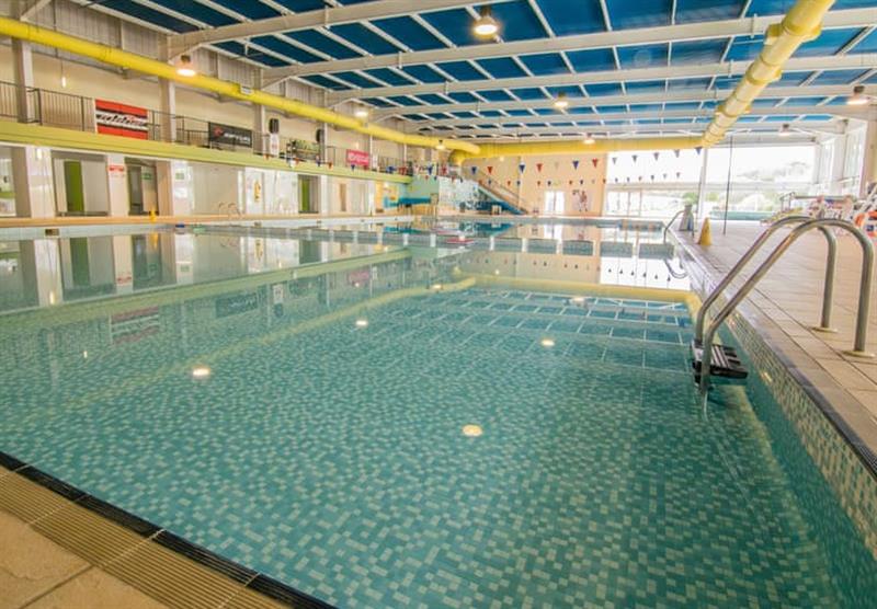 Indoor swimming pool at Newquay Bay Resort in Newquay, Cornwall