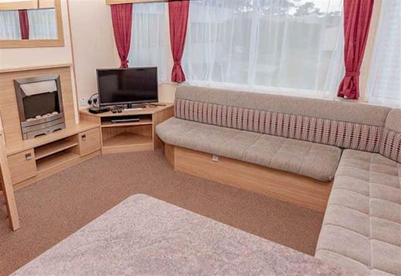 Inside the Comfort Plus Caravan 2 at Newquay Bay Resort in Newquay, Cornwall