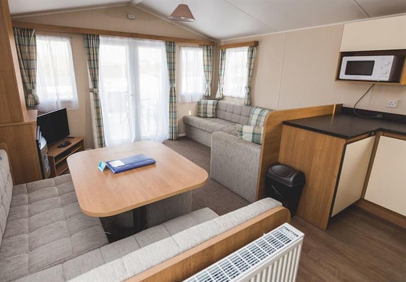 Inside the Superior Plus Caravan 3 at Newquay Bay Resort in Newquay, Cornwall