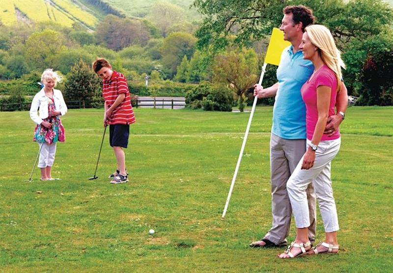 Pitch n Putt at Newquay Holiday Park in , Newquay