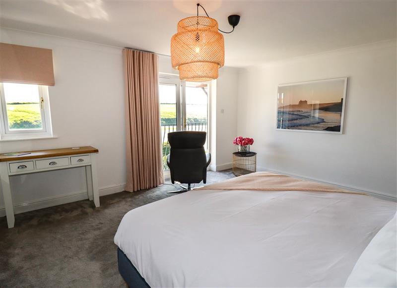 One of the 4 bedrooms at Newquay Tamarisk Lodge on the Gannel, Newquay