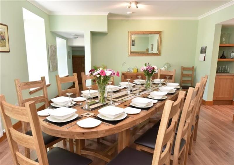 Dining room at Newseat, Rhynie near Huntly