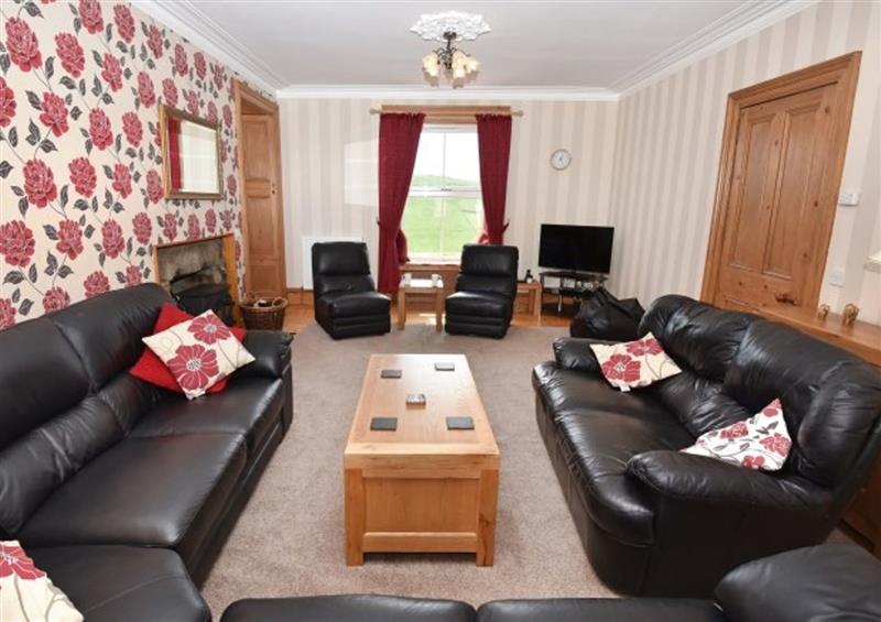 The living room at Newseat, Rhynie near Huntly
