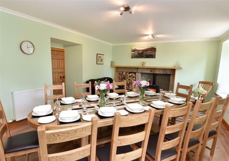 This is the dining room at Newseat, Rhynie near Huntly