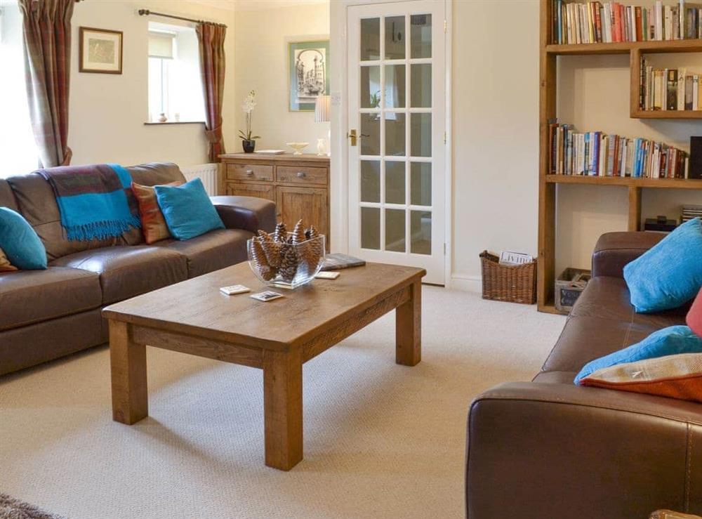 Spacious living room at Newstead Cottage in Thornton-le-Dale, near Pickering, North Yorkshire