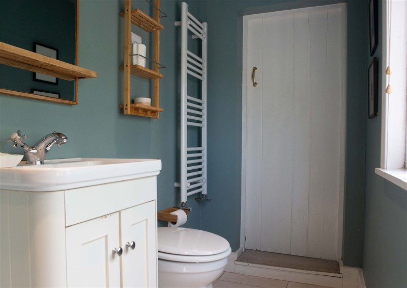 The bathroom at Newstead Farmhouse, East Chiltington near Lewes