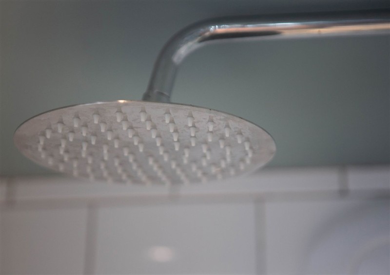 This is the bathroom at Newstead Farmhouse, East Chiltington near Lewes