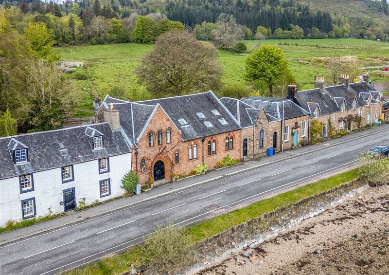Outside Newton Hall at Newton Hall, Inveraray
