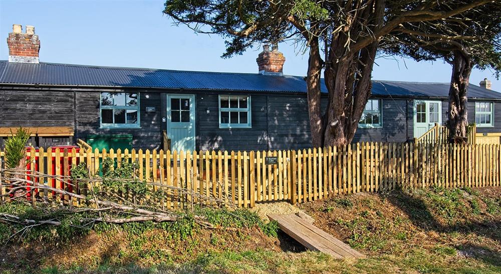 The exterior of Newtown Cabin, Isle of Wight
