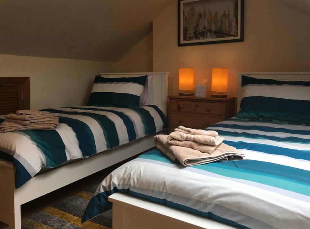 Twin bedroom at Nidd Cottage in Pately Bridge, North Yorkshire