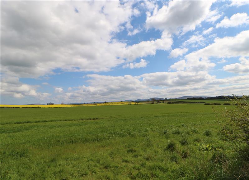 Rural landscape at Nidderdale Pod, Hutton Rudby