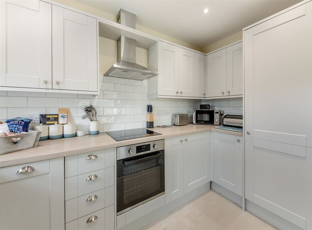 Kitchen area at Nightfold in Doxford, near Embleton, Northumberland