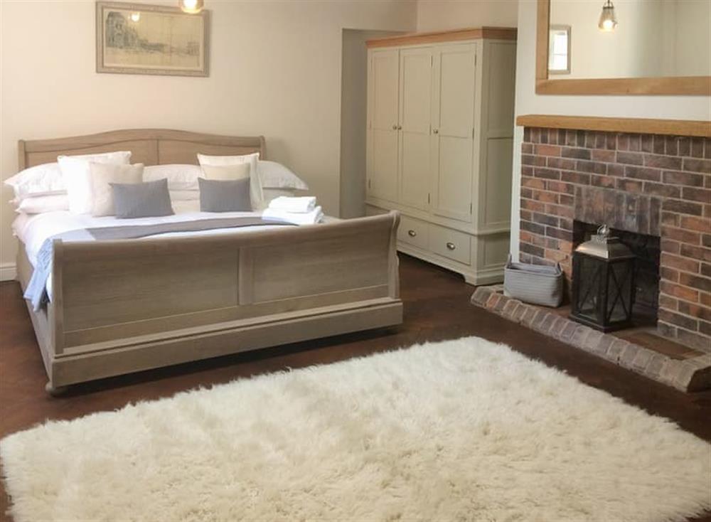 Double bedroom at Nightingale Barn in Brent Knoll, near Cheddar, Somerset
