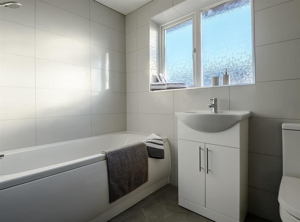 Bathroom at Nightingale Lodge in Ropsley, near Grantham, Lincolnshire