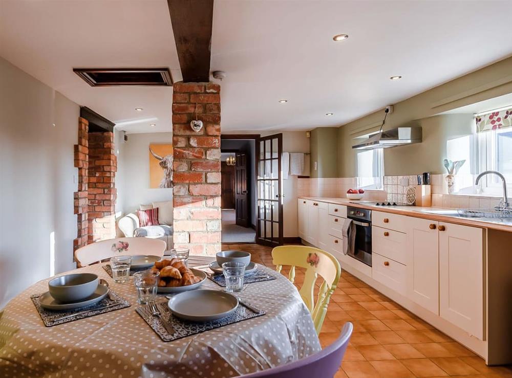 Kitchen/diner at Nightingale Lodge in Ropsley, near Grantham, Lincolnshire