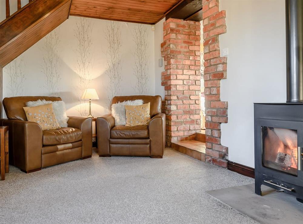 Living room at Nightingale Lodge in Ropsley, near Grantham, Lincolnshire