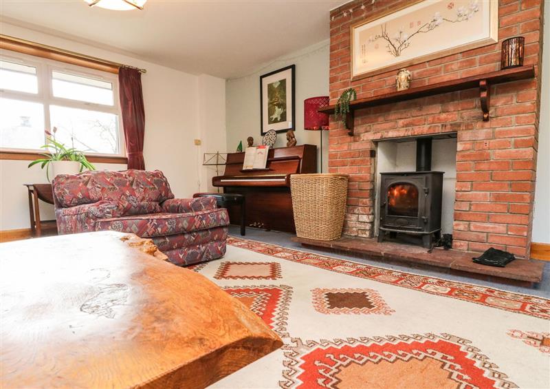Relax in the living area at Ninevah, Auchtubh near Strathyre