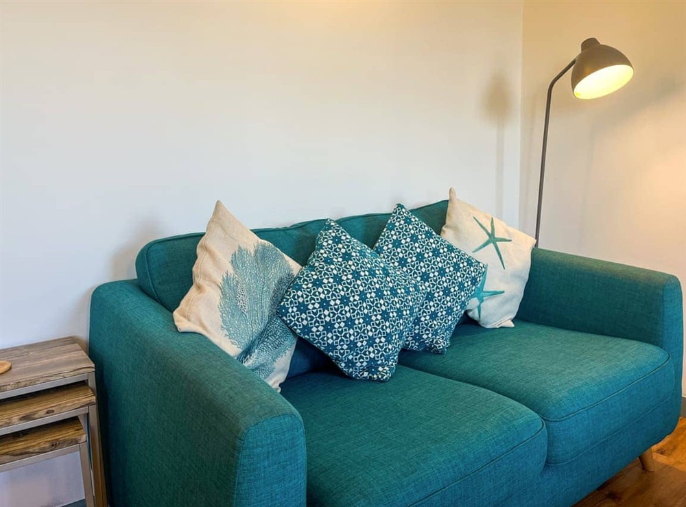 Living area at Ninians Landing in Kirkcudbright, Wigtownshire