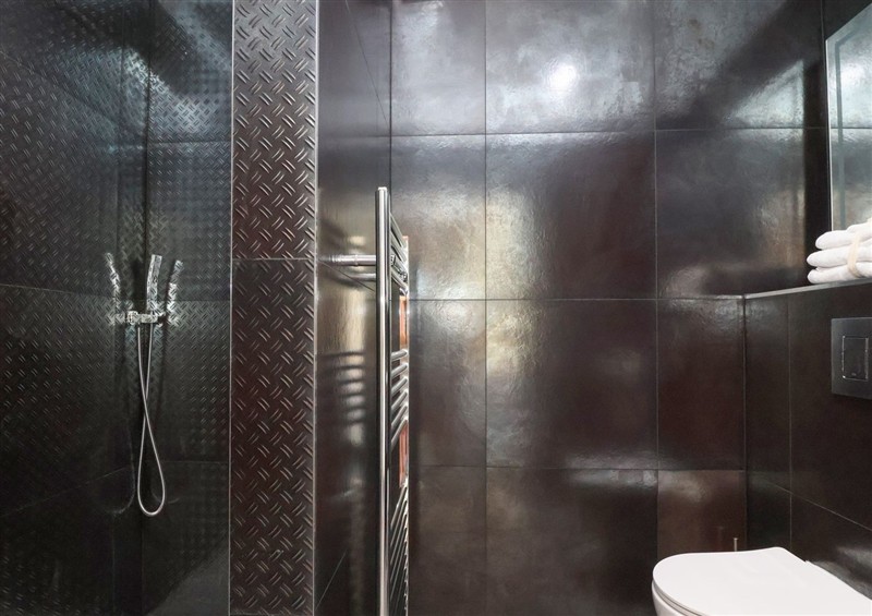 This is the bathroom at Ninky Nonk, Bishop Sutton