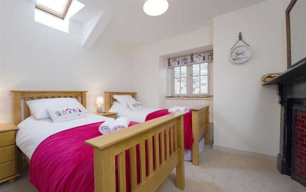 Twin bedroom at Nirvana, Kingsand and Cawsand, South Cornwall