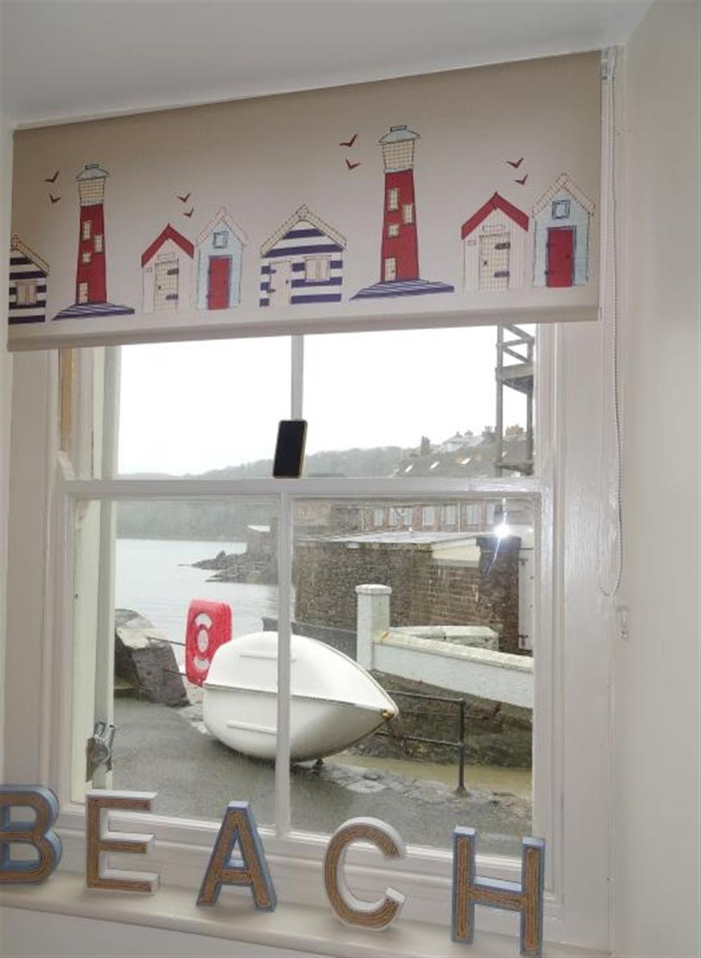 Views through the window at Nirvana, Kingsand and Cawsand, South Cornwall