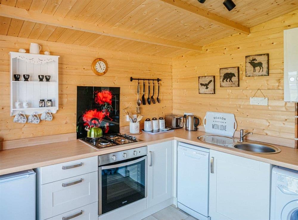 The kitchen at Nirvana in Tiverton, Devon
