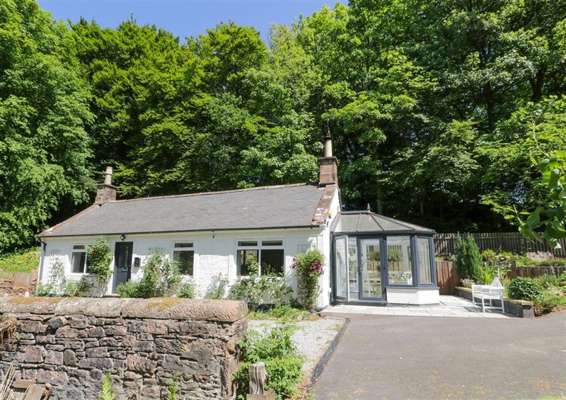 This is the setting of Nithbank Cottage at Nithbank Cottage, Thornhill