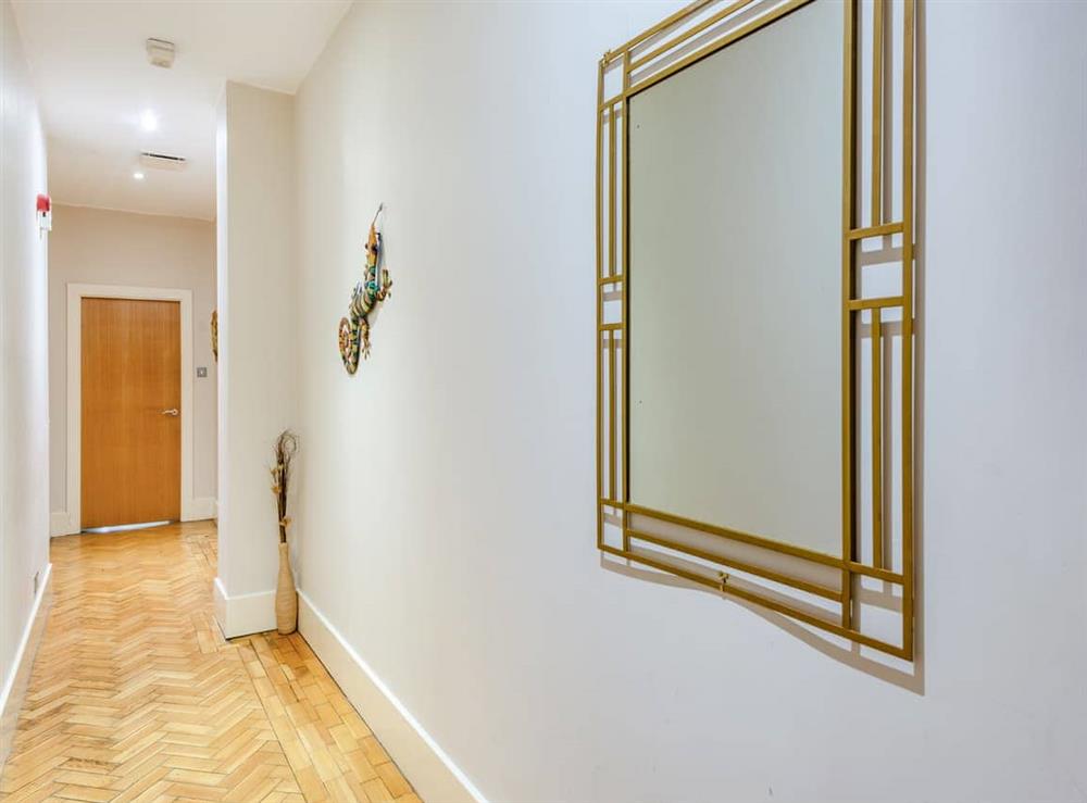 Hallway at Nizwa Apartment in Liverpool, Merseyside