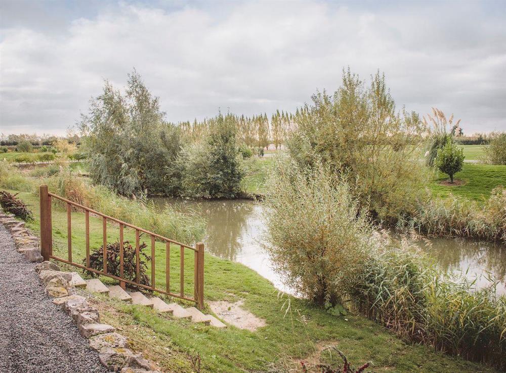 lovely rural views at No. 1 Lake View Lodge in Old Leake, near Boston, Lincolnshire
