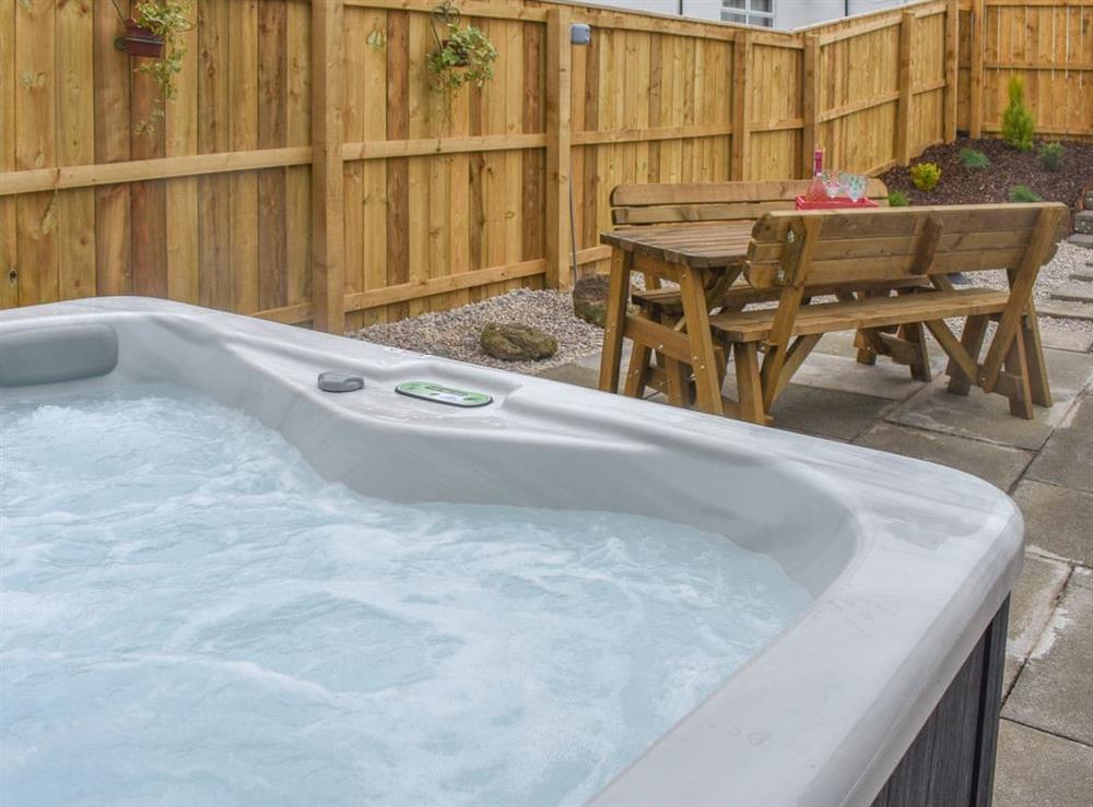 Hot tub at No 1 Overman in High Shincliffe, near Durham, England