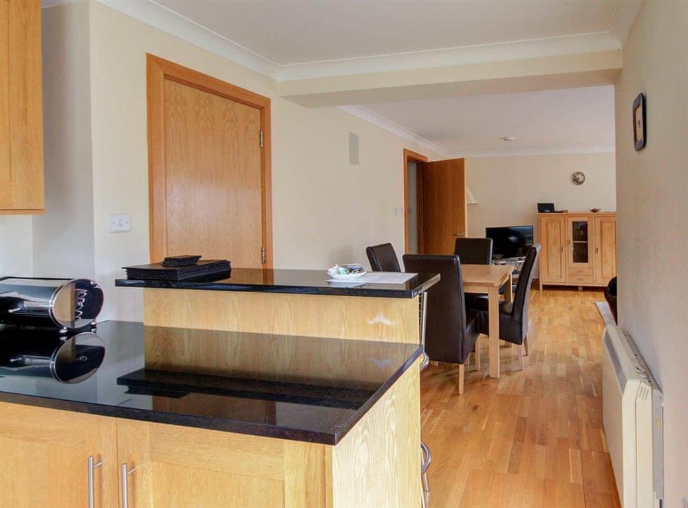 Kitchen/diner at No. 1 The Links Apartments in Brora, Sutherland