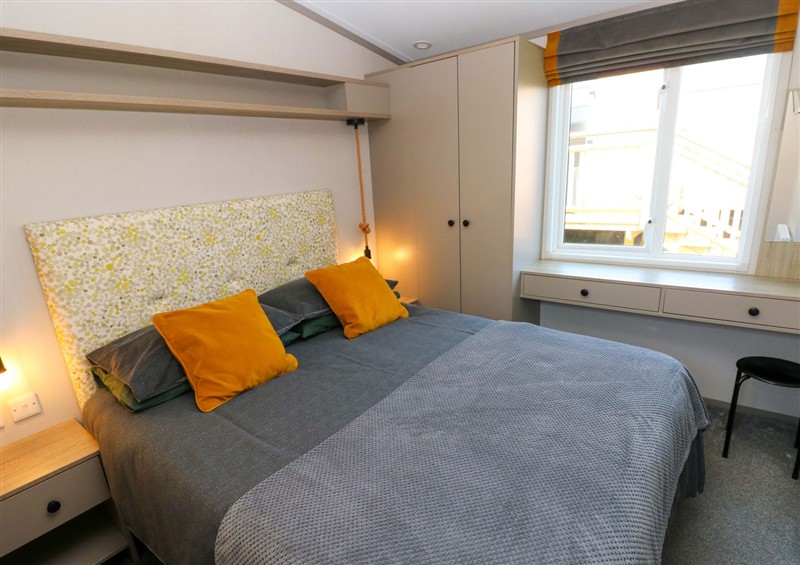 One of the bedrooms at No 13 Broadfield Farm Holiday Park, Broadfield near New Hedges