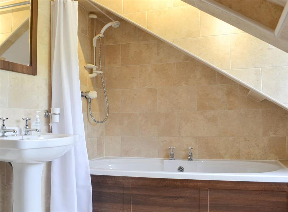Bathroom at No 2 Cottage in Hexham, Northumberland