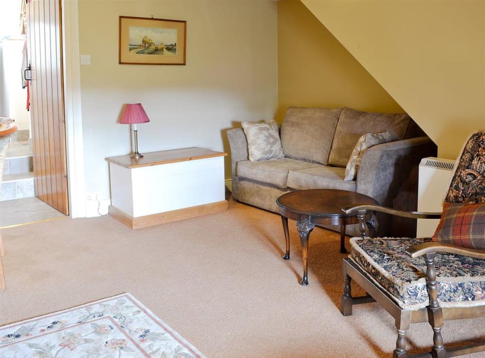 Comfy living room at No 2 Cottage in Hexham, Northumberland