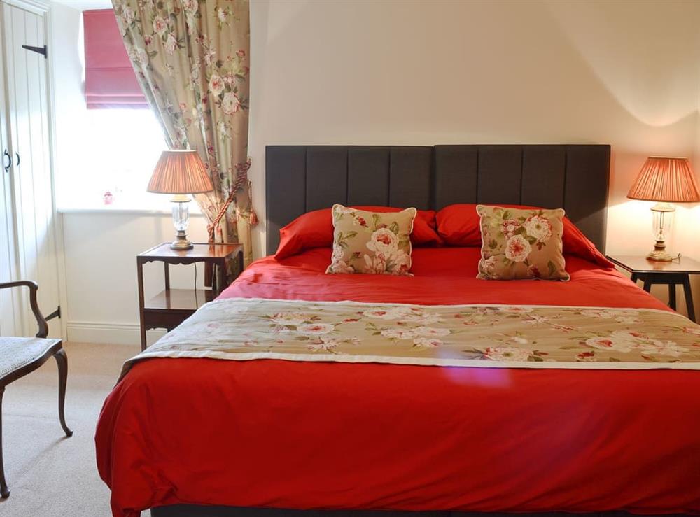 Double bedroom at No 2 Cottage in Hexham, Northumberland